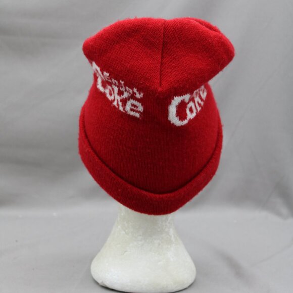 Vintage Toque / Beanie - Enjoy Coke Wrap Graphic - Adult Stretch Fit - Picture 5 of 7